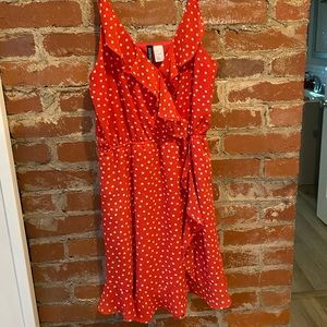 Red Polka dot dress